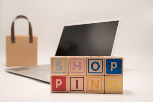 Online shopping concept photo