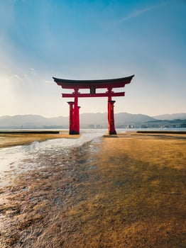 The Religious Light Of The Torii Gate photo