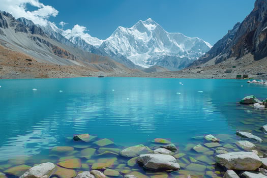 AI generated Beautiful Nature Mountain Scenery professional photography photo