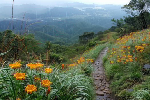 AI generated Beautiful Nature Mountain Scenery professional photography photo