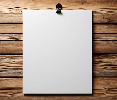 AI generated Blank white paper catalog, photo
