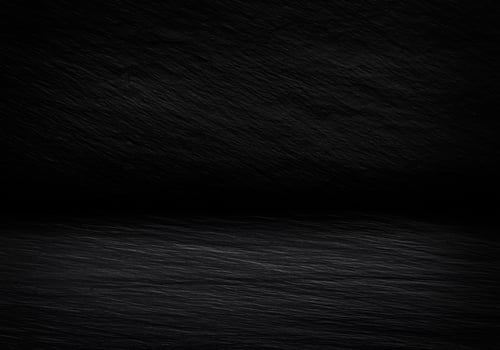 Black stone background, dark perspective interior photo
