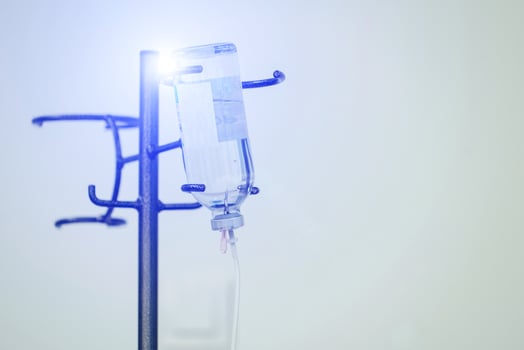Medical drop counter close up photo