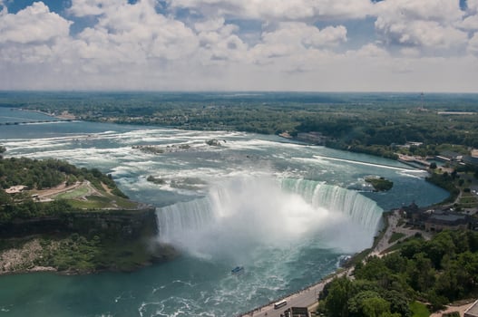 View of Niagara Falls in Canada photo