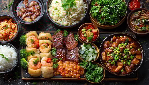 AI generated Attractive food images photo