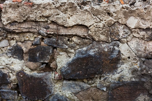 texture of old rock wall photo