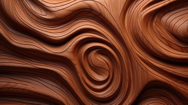AI generated Delve into the organic warmth of a wooden cut texture. Ai Generated photo
