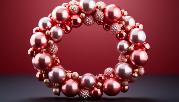 AI generated Shiny jewelry, luxury gift, symbol of love, elegance and wealth generated by AI photo