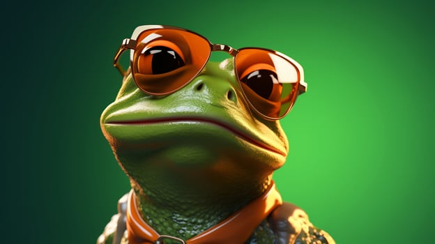 AI generated Stylish Toad illustration. photo