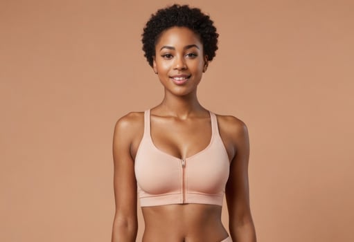 AI Generated Athletic Woman in Sportswear photo