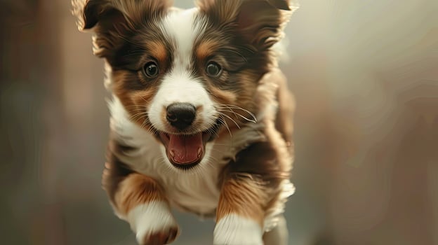AI generated a variety of adorable puppies, capturing their playful expressions, innocent charm, and irresistible cuteness. photo