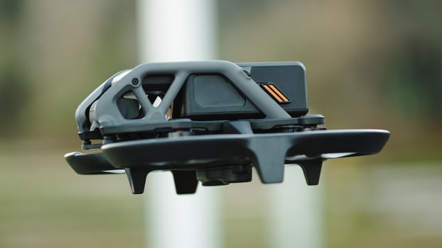 Fpv drone hover in the air photo