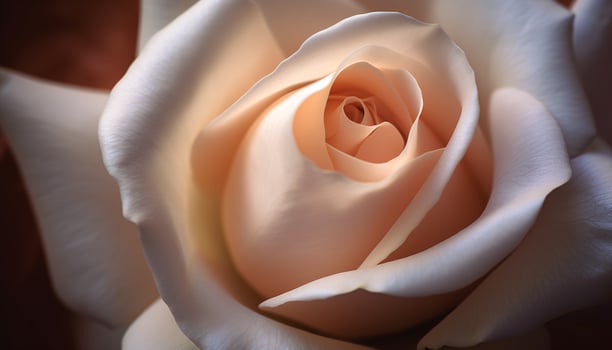 AI generated Romantic pink flower, symbol of love and beauty generated by AI photo