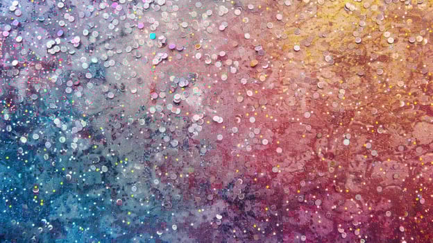 AI generated Vibrant rainbow hues dance in glittering celebration. Ai Generated. photo