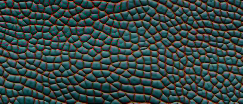 AI generated Highly detailed close-up of teal snake skin texture with a diamond pattern, highlighting the unique beauty of reptilian scales. Green Snake Skin photo