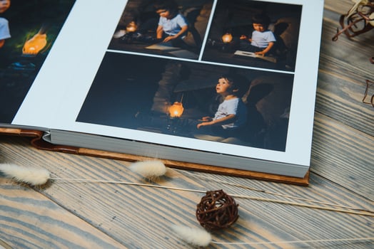 Premium Photo book Family, Great Size, Wooden Cover, Solid Pages, Quality Printing.