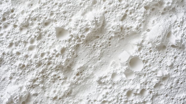 AI generated White foam. Abstract background and texture for design. photo