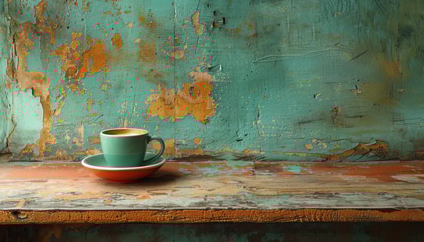 AI generated Coffee background image photo