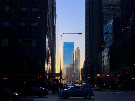 City at Sunset photo