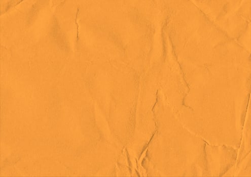 Crumpled brown kraft paper texture banner background photo