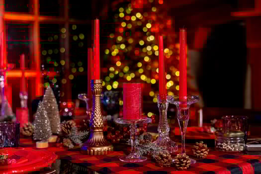 Christmas room interior design. Indoor christmas holiday celebration. photo