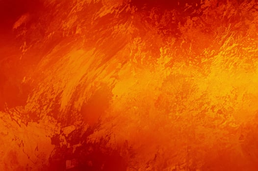 The abstract background is orange. photo