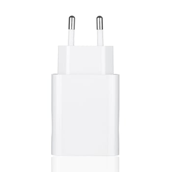 Network adapter 220V USB charging on a white background photo
