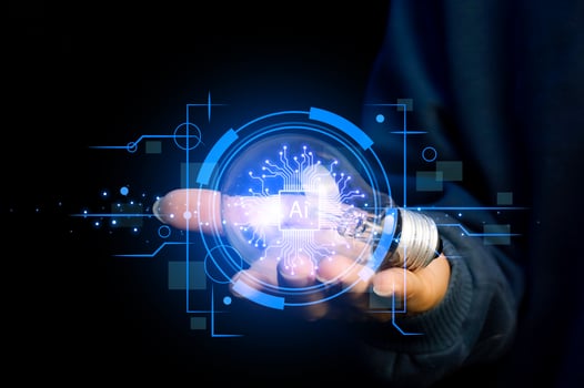 The power of AI elevates your business communications. Provide intelligent answers to complex questions. Embrace the future of problem solving. photo