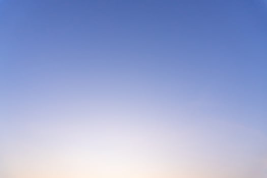 Beautiful morning or evening blue and orange sky taken at the sea used as natural blackground texture photo