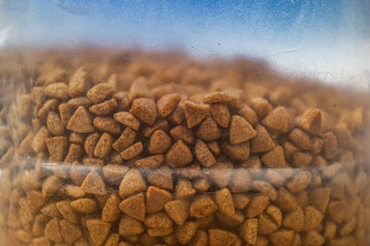 dry cat food in a jar photo