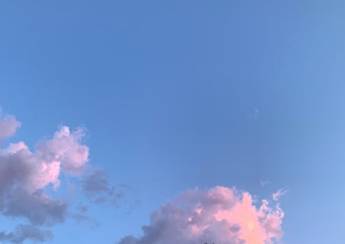 Blue Background with Clouds photo