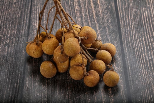 Ripe sweet tropical Longan fruit photo