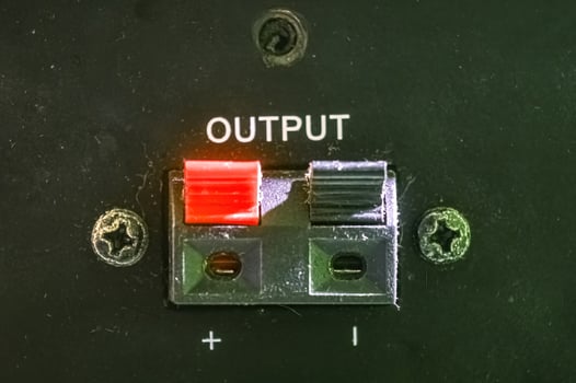 speaker terminal 2 port dc body casing box photo