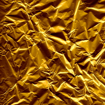 Crinkled Gold Paper Texture photo