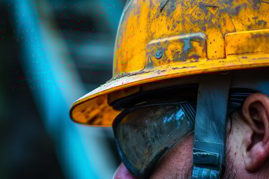 AI generated Hardhat. National Safety Day photo