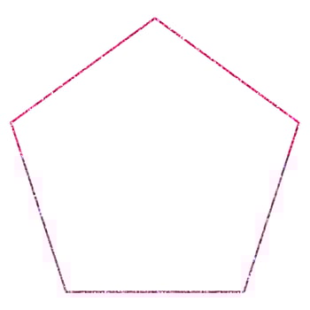 Polygon pink geometric figure design illustration photo