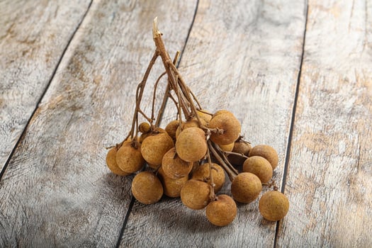 Ripe sweet tropical Longan fruit photo