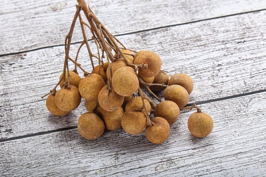 Ripe sweet tropical Longan fruit photo