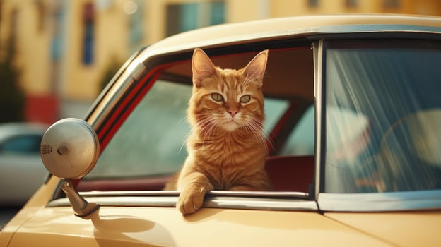 AI generated Portrait cat,cat is a cute cat and a funny,good-humored.They look cute and are good pets,easy to raise as pets.It is a playful,affectionate pet and is a favorite of the caregivers. photo