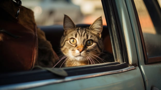 AI generated Portrait cat,cat is a cute cat and a funny,good-humored.They look cute and are good pets,easy to raise as pets.It is a playful,affectionate pet and is a favorite of the caregivers. photo