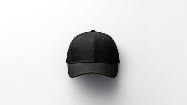 AI generated Photo of Black Baseball Cap isolated on white background. AI Generated