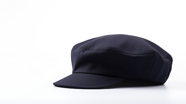 AI generated Photo of Navy Blue Newsboy Cap isolated on white background. AI Generated