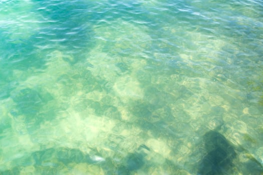 Azure coast. Clean water. Summer beach in sunshine. photo
