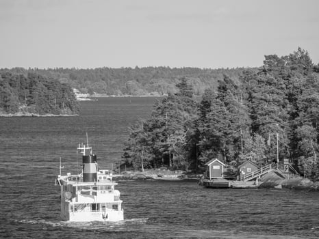 the baltic sea in sweden photo