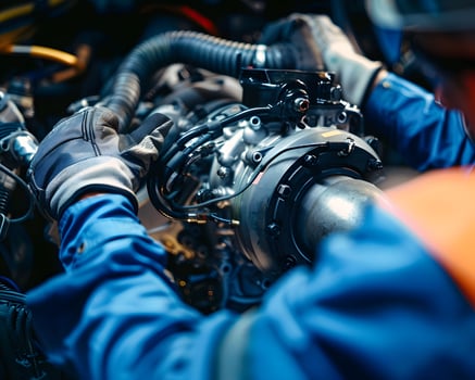 AI generated Turbocharger repair boost restored photo