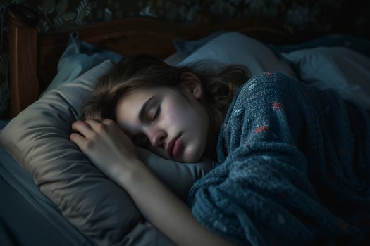 AI generated World Sleep Day Social Media Post photo