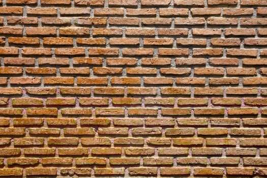 Beautiful brown terracotta brick wall photo