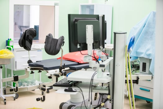 City Gomel, Belarus. June 01, 2017 City Hospital.Urology room for the treatment of cancer photo