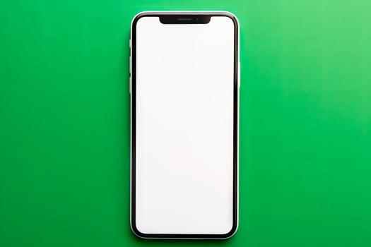 AI generated Person Holding Cell Phone in Hand photo