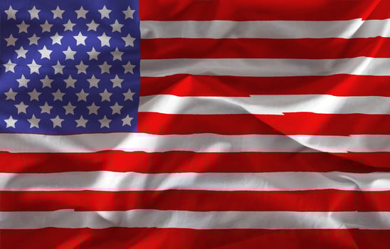 united states flag textured on background photo